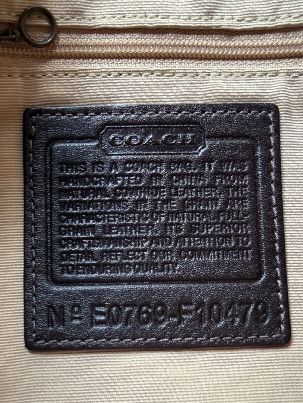 Rare And Unique Coach Soho Bag 100% Leather - Picture 9 of 10